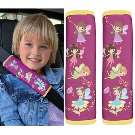 HECKBO 2 x Car Seat Belt Pads Fairy