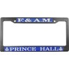 Prince Hall Mason F. & A.M. Text Decal Plastic License
