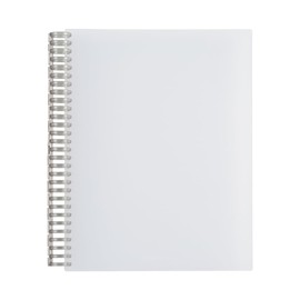 Lihit Lab N1851-1 Ring Notebook, Storage Notebook, Semi B5, Clear