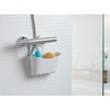 TATAY Polypropylene shower basket with hooks, multifunctional basket, allows you