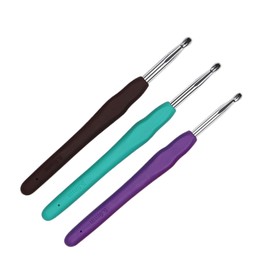 Crochet Hooks 5.0mm 5.5mm 6.0mm Crochet Needles QLRFFLJOY 3 pcs Crochet Hook Set DIY Yarn Weaving Tools for Knitting Gloves, Shoes, Bags, Hats, Socks, Scarf