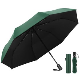 HINOKAZE Folding Umbrella, One-Touch, Automatic Open/Close, Men's, 9.1 oz (260 g), Ultra Lightweight, 8 Ribs, For Rain or Shine, Automatic Opening/Closing, Folding Umbrella, Unisex, Easy to Carry,