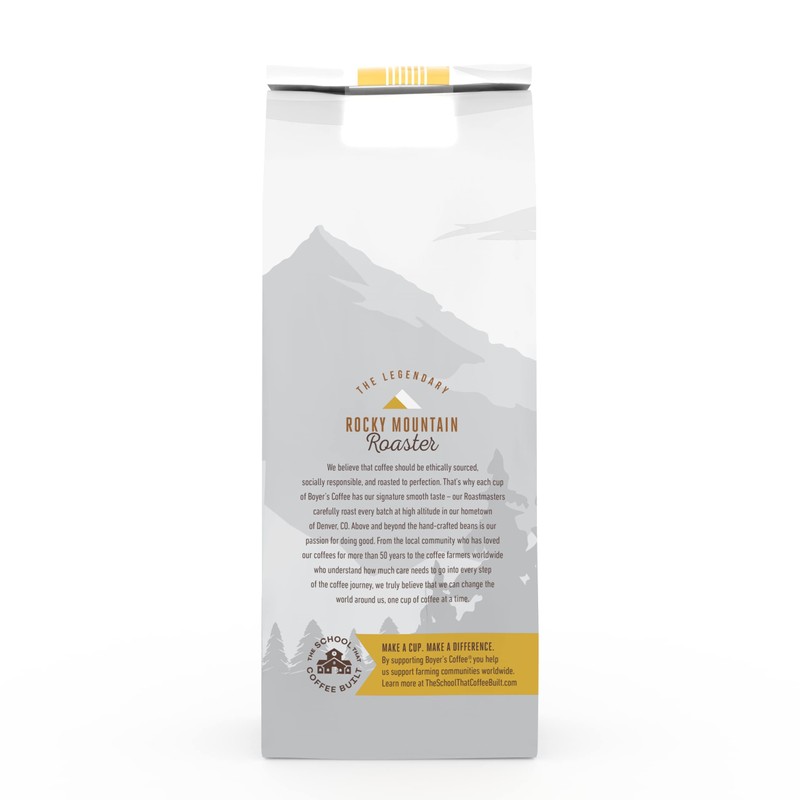 Boyer's Coffee Butterscotch Toffee Coffee, Light Roast Flavored Coffee, Whole