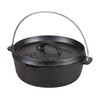 Stansport 2 QT Pre-Seasoned Cast Iron Dutch Oven Flat Bottom