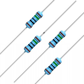 California JOS 100pcs 10M ohm Resistor 1/4w (0.25 Watt) ±1% Tolerance Metal Film Fixed Resistors, Over 189 Multiple Values of Resistance Optional (10M ohm, 10M R, 10M Ω)