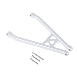 ZXYRC Aluminum Alloy Rear Axle Support Upper A-arm Suspension Arm for Axial Yeti Jr. AX90052 AXI90069 1/18 RC Car Upgrade Part (Silver)