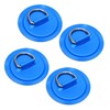 WERIGONI 4 Piece Dinghy Kayak D-Ring Patch Stainless Steel D-Ring
