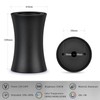 YindaLux LED Surface-Mounted Spotlight, Black, Diameter 64 x 100 mm,