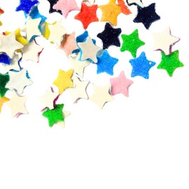 Generic Star Design Bindi Indian Premium Bindi Assorted Sparkle Multi Color Indian Daily Use Forehead Bindi Star Bindi, Small