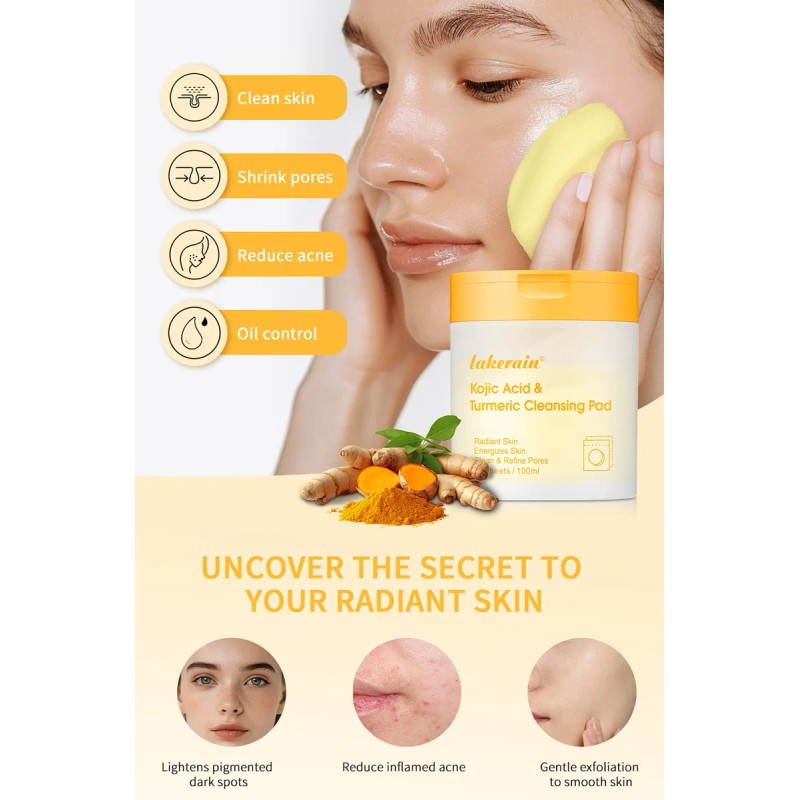 Bf Almohadillas Limpiadoras De Cúrcuma