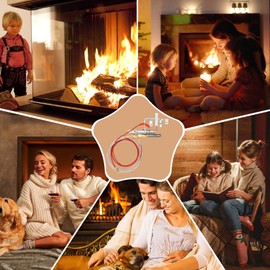 Topfurn 14D0477 LPG8404 R3623 Propane Gas LP ODS Pilot Assembly Replacement for Comfort Glow, Glow Warm, Vanguard, FMI, Hearth Side Designs, Sears103778-01 PP225 LPG8414 Thermocouple for Gas Fireplace