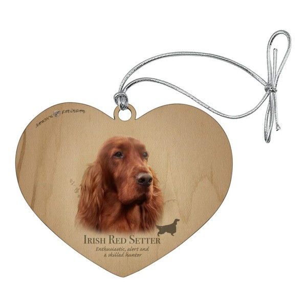 GRAPHICS & MORE Irish Red Setter Dog Breed Heart Love