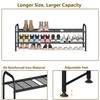 LINZINAR Shoe Rack 2 Tier Storage Organizer for Closet Entryway