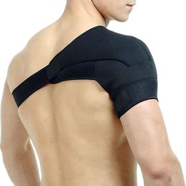 Shoulder Brace Neoprene Shoulder Support, Shoulder Support for Men and Women, Shoulder Support Bandage, Adjustable Shoulder Strap, Shoulder Dislocation, Fits Both Left or Right Shoulder
