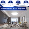 MODERN 6 Pack 28W 3200lm Flush Mount LED Ceiling Light,