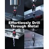 EZARC Step Drill Bit for Metal, M35 Cobalt Step Drill