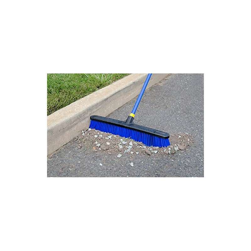 Quickie Cleaning Bulldozer 24-Inch Head Super Stiff Poly Fiber Push