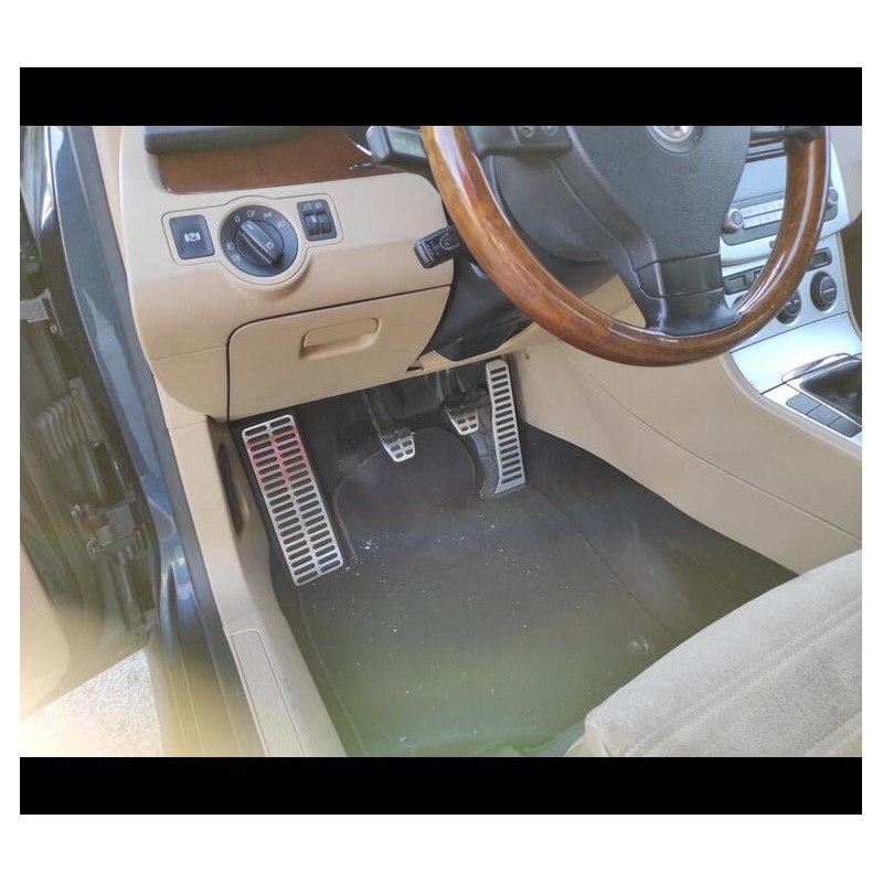 4pcs/set accessories stainless steel rubber pedal for Passat B6 B7