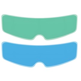 COYUN Pack of 2 anti-fog film for motorcycle helmets, universal anti-fog helmet lens visor insert, transparent, clear film sticker for driving safety