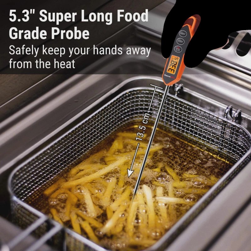 ThermoPro Long Probe Instant Read Food Thermomete for Cooking Meat