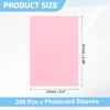 sourcing map 200 Pcs Photocard Sleeves, 61 x 91mm CPP