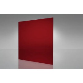 PlasticsAcrylic Red Transparent Acrylic Plexiglass sheet 1/8" x 5.5" x 5.5" #2423