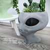 Alien Flower Pot Head Planter Pot Cute Resin Succulent Planter