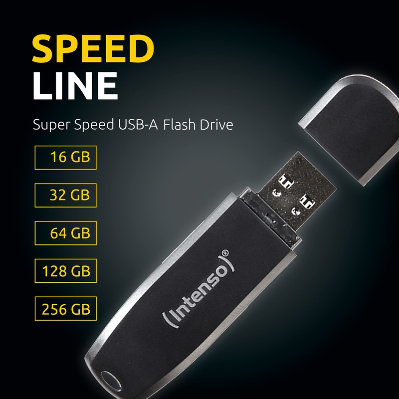 Intenso Speed Line 2 x 64 GB Memory Sticks USB