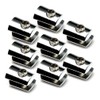 8pcs 4mm to 6mm Zinc Alloy Glass Shelf Support Chrome