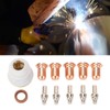 12 Pcs Set 52582 Electrode 51313 P1.0 Nozzle 60432 Shield