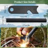 12.7 * 127mm Survival Ferrocerium Drilled Flint Fire Starter for