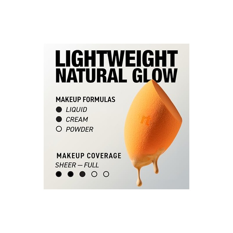 Real Techniques Miracle Complexion Beauty Sponge Esponja Mezcladora de Maquillaje,