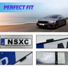 Number Plate Holder for Cars - Frameless Invisible - Weatherproof