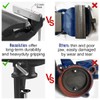Housolution 3 Inch Universal Swivel Base Table Vise, 360°Rotating Bench