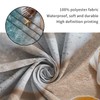 ChloropLastid Beach Ocean Themed Shower Curtain Sets for Bathroom, 72x72