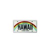 Island Heritage Hawaiian Hand-Painted Resin Magnet (License Plate - Hawaii)