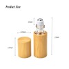 AUHOKY 12Pcs Bamboo Roll on Bottles for Essential Oils, Portable