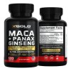 Capsulas Compuestas De Raíz De Maca Tricolor Y Ginseng