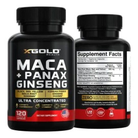 Capsulas Compuestas De Raíz De Maca Tricolor Y Ginseng
