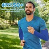 YELARXI Sun Protection Arm Sleeves for Men and Women, Compression
