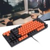 Mechanical Keyboard Blue Switch TwoTone Keycap Sweat Proof Portable 87