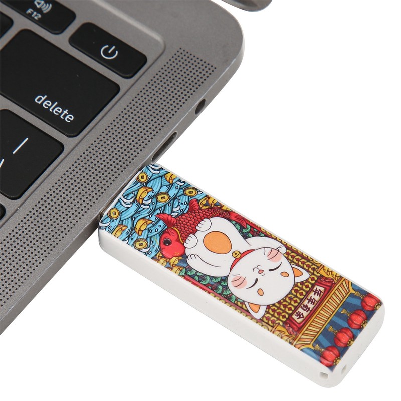 USB Flash Drive Cute Cat Pattern Hot Swap Plug and