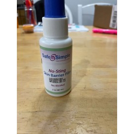 Safe N Simple SNS80792 No Sting Skin Barrier Film 2 oz Bottles Expires 2027-09