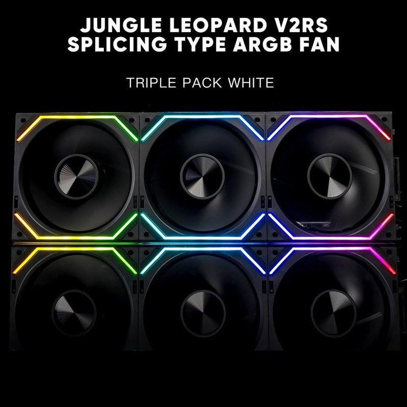 Jungle Leopard Interstellar V2 RS 120mm Case Fan Infinity Mirror