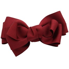 Bonaventure a20055h7 Grosgrain Fluffy Ribbon Banana Clip Women's Hair Accessories, Hair Clip, Popular Brand, Hair Clip, Hair Clip, Bordeaux