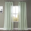 HPD Half Price Drapes SHCH-SS07164-108 Cortina Transparente de Lino Liso