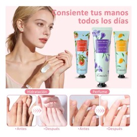 10 Cremas Para Manos Hidratante Reparadora Bolsillo 30 Gr