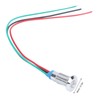 4 Sets PreWired Round LEDs Waterproof 2Color Signal Light Common