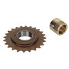 Bike Freewheel Adapter Set Professional 24T Single Speed Freewheel 24mm