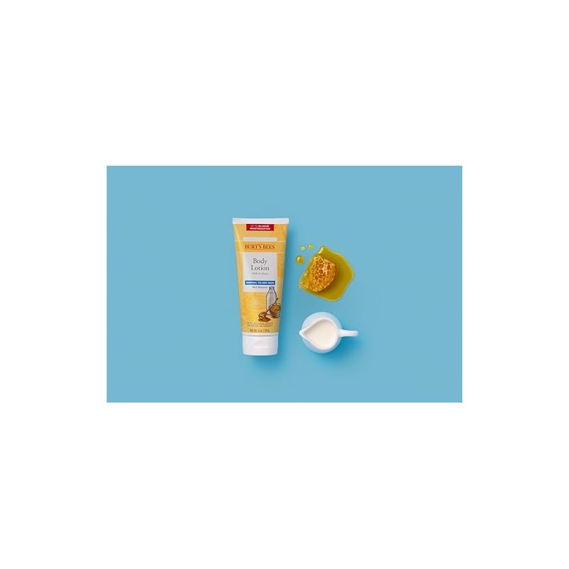 Burt's Bees Milk and Honey Body Lotion, 6 Ounces (Pack
